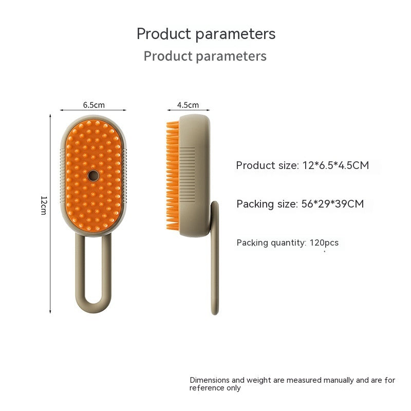 FurBuddy 3-in-1 Steam Spray Grooming Brush