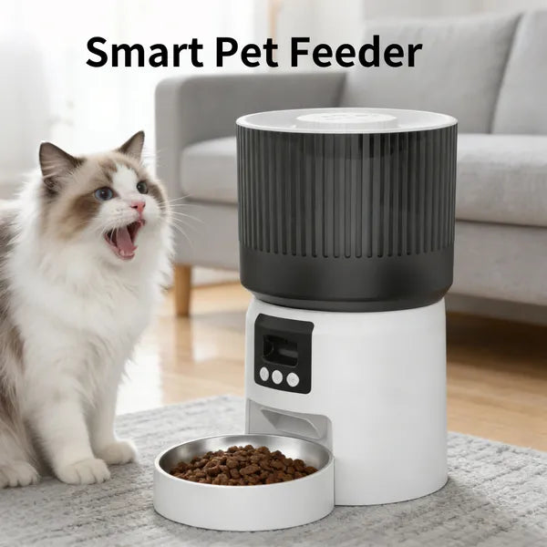 FurBuddy automatic pet feeder with timed feeding