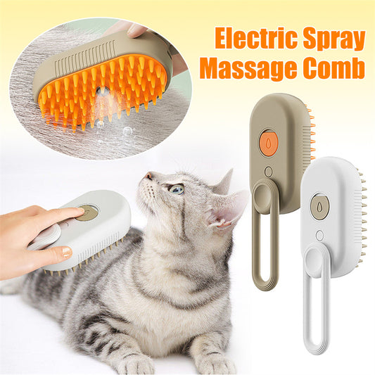FurBuddy 3-in-1 Steam Spray Grooming Brush