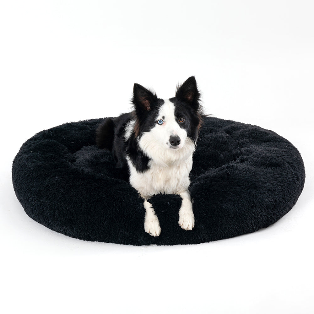 FurBuddy Fluffy Donut Calming Pet Bed