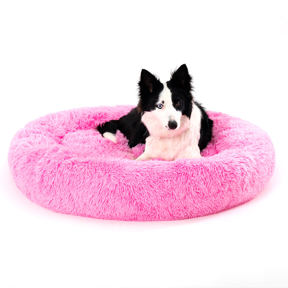FurBuddy Fluffy Donut Calming Pet Bed