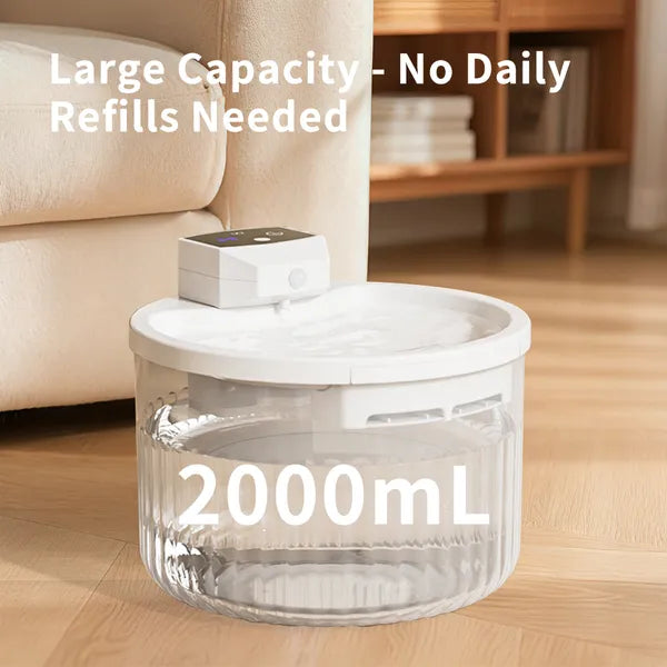 FurBuddy cat water fountain bacteria-free filtered water