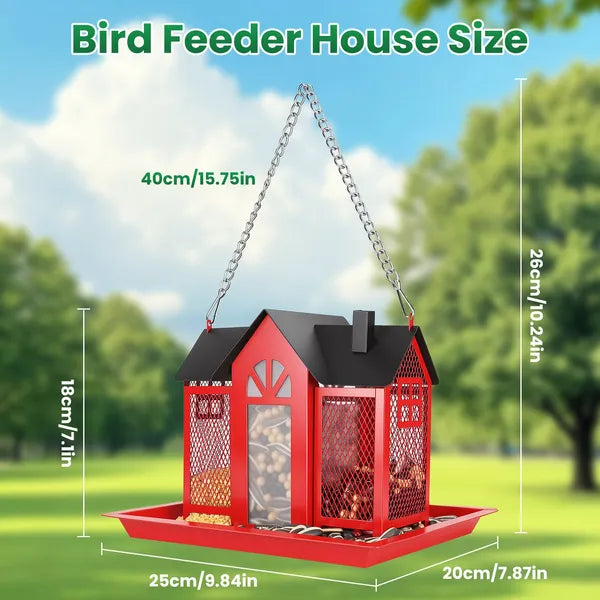 FurBuddy Metal Hanging Bird Feeder