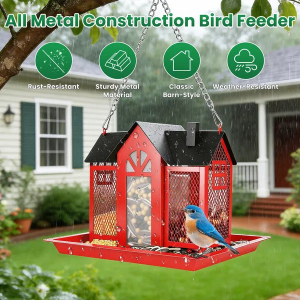 FurBuddy Metal Hanging Bird Feeder