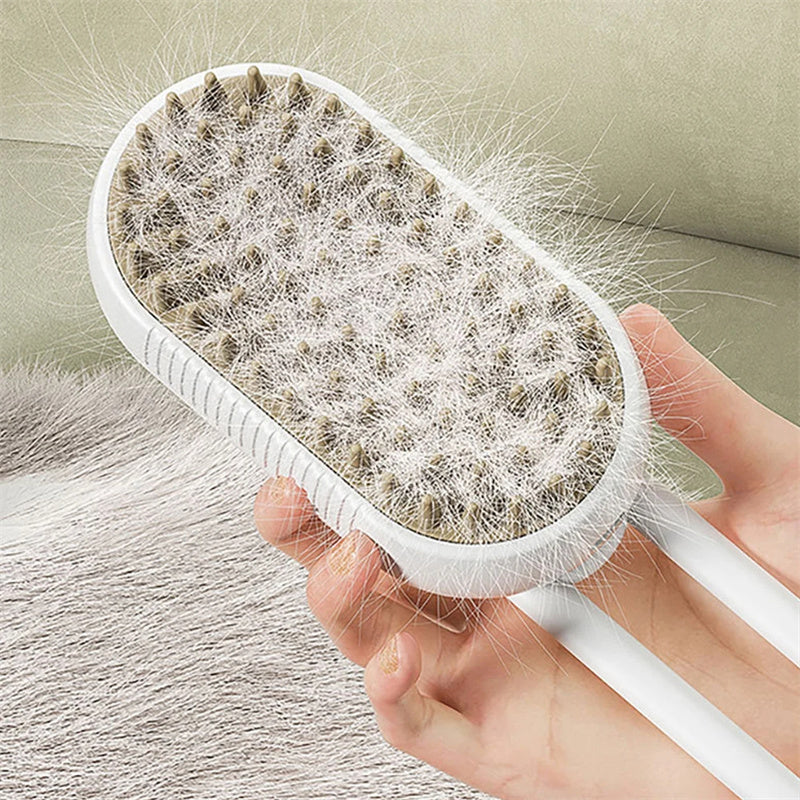 FurBuddy 3-in-1 Steam Spray Grooming Brush